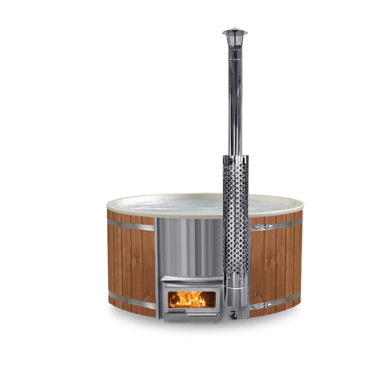 Konfigurierbar Hot Tub XL mit Horizon™ Holzofen