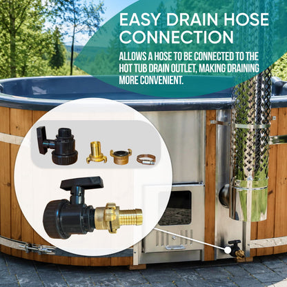 Super Offer | All-Inclusive eckiger Hot Tub | Luft- & Hydrodüsen | Sandfilter & UV-C | 4–6 Sitzer