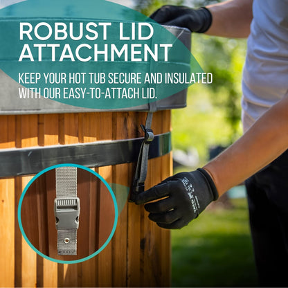 Super Offer Premium Wood Fired Hot Tub with Sand Filter &  Blue Lagoon UV-C