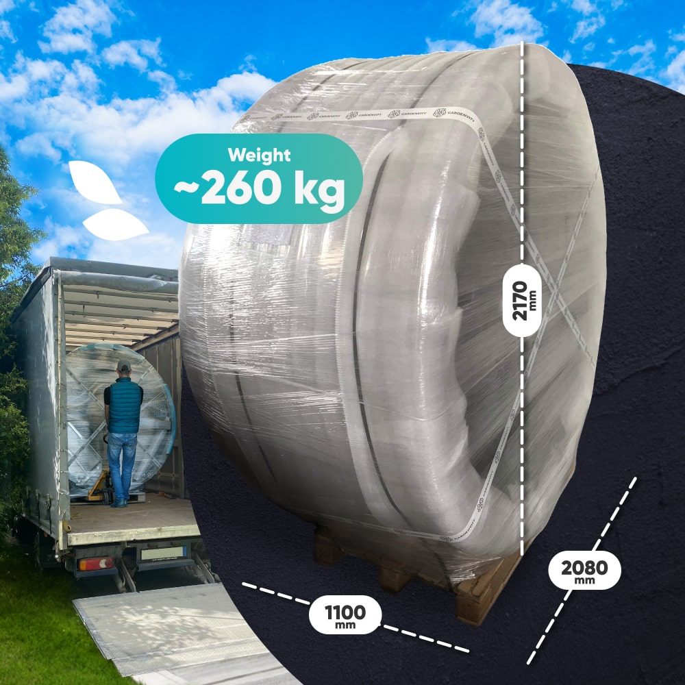 Premium Filteranlage Hot Tub mit integriertem Holzofen | 24 Hydrodüsen | Für 4–6 Personen | AISI 316