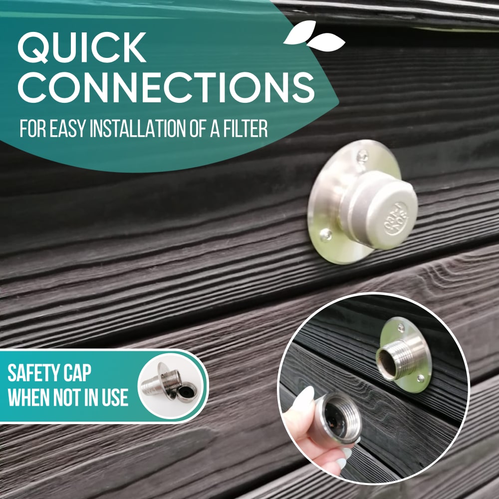 Hot Tub mit Premium-Sandfilter | Beste Konfiguration