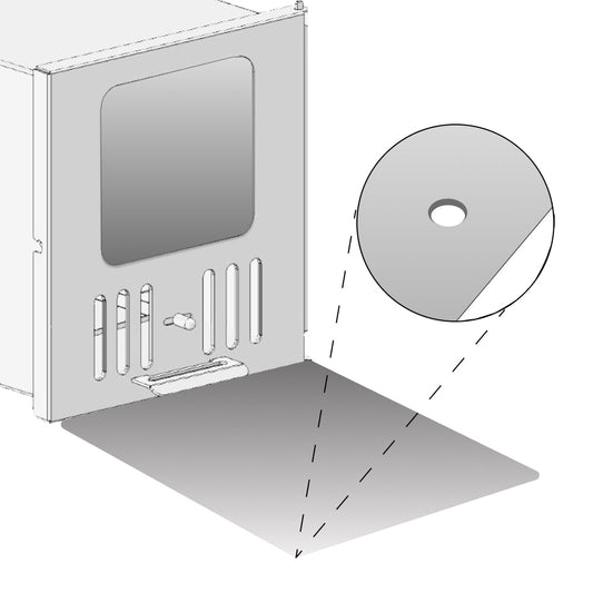 Schutzblech 60x60 cm