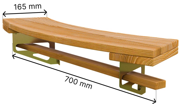 Externes Regal 2 Stk.