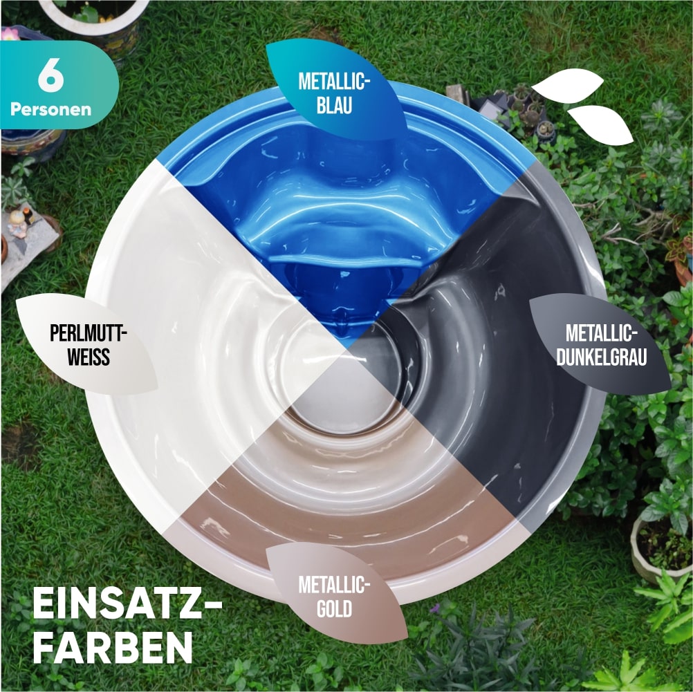 Vier dichte Metallic-Farben für den Gardenvity-Acryl-Liner erhältlich